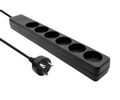 ProXtend Danų IT Power Strip 6- way 6 lizdai 2 m juoda (KIT6-KIT02B)