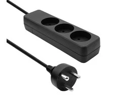 ProXtend Danijos Power Strip 3- way 3 lizdai 4 m juoda (K3-KIT04B)