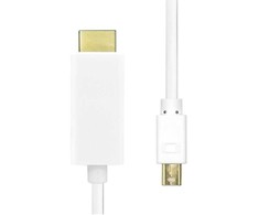 „ProXtend Mini Displayport 1.2“ į HDMI 3M, baltas, 3 m, „Mini DisplayPort“, HDMI, kištukas, kištukas, tiesus