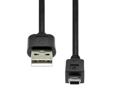 USB kabelis ProXtend miniUSB - USB-A 0,5 m Juodas (JAB- 7467600)