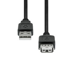 Kabelis USB ProXtend USB-A - USB-A 0.5 m Juodas (JAB-7393830)