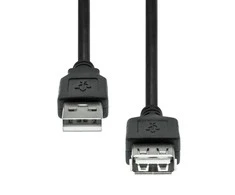 USB kabelis ProXtend USB 2.0 plėtinys Juodas 1M