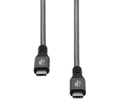 Kabelis USB ProXtend USB-C - USB-C 0.5 m Pilka (USB4 Cable Gen. 3x2 40Gbps)