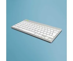 R Go Tools R-GO COMPACT BREAK ERGONOMIC - Klaviatūra QWERTZ (DE) su laidu Baltas