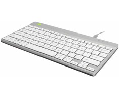 R-GO COMPACT BREAK ERGONOMIC - Klaviatūra QWERTY (FR) WITH Baltas
