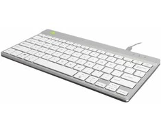 R Go Tools R-GO COMPACT BREAK ERGONOMIC - Klaviatūra QWERTY (US) su laidu Baltas