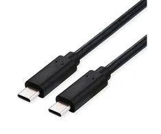 USB kabelis Roline USB-C - USB-C 2 m juodas (11.02.9105)