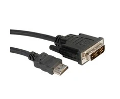 Roline HDMI – DVI-D kabelis 2 m juodas (11.04.5522)