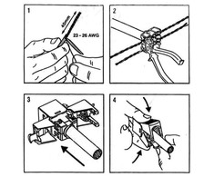 Roline Keystone Jack, Cat. 6a, RJ-45, unshielded, toolless, Slim, juodas wtyczka juoda (26.11.0376)