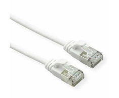 Roline ROLINE F/UTP DataCenter Patchkabel Cat.6A (EA klasė), LSOH, extra dun, wit, 0,3 m