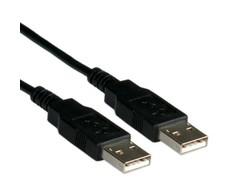 USB kabelis Roline USB-A - USB-B 1,8 m Juodas (11.02.8918)