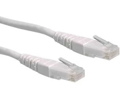 Roline Utp Patch Cord, Cat.6, Baltas 1.0 M
