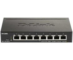 Šakotuvas D-Link 8-Port PoE Gigabit Smart Managed Switch