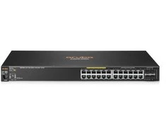Šakotuvas HPE Aruba 2530 24G PoE+ valdomas 2 lygio gigabito eternetas (10/100/1000), palaikantis 1U talpos PoE