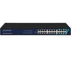 Šakotuvas Switch Lanview LVN-1UMOUNT-24PORT Gigabit Nie zarządzany (LVN-1UMOUNT-24PORT-1G)
