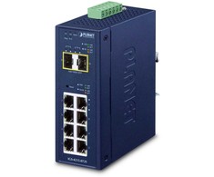 Šakotuvas Planet Technology PLANET IP30 Industrial L2/L4 8 prievadų, valdomas, L2/L4, gigabito Ethernet (10/100/1000), pilnai dvipusis, montuojamas ant sienos