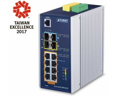 Šakotuvas Switch Planet IP30 Industrial L2+/L4 8-Port IGS-5225-8P2S2X (IGS-5225-8P2S2X)