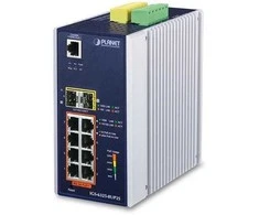 Šakotuvas Switch Planet PLANET IGS-6325-8UP2S łącza jungiama į tinklą Zarządzany L3 Gigabit Ethernet (10/100/1000) Obsługa PoE Aliuminio, Juodas