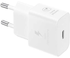 Samsung 25W Power Adapteris Baltas