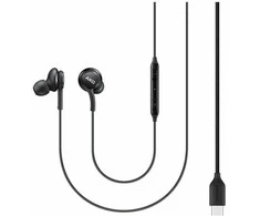 Ausinės Samsung GH59-15252A Ausinės/Varusinės su laidinėmis, į ausis, skambučiams/muzikai, USB Type-C, juodos