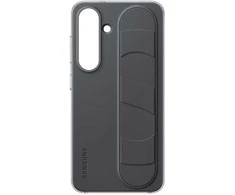 Dėklas Samsung S25 stovinti rankena, juoda