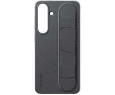 Dėklas Samsung S25+ stovinti rankena, juoda