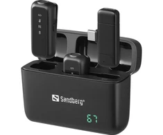 Sandberg Streamer USB-C Wireless Mic x2