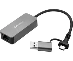Sandberg USB-C/A 2.5 GbE RJ45 Adapteris