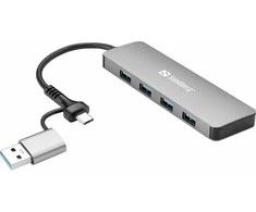 Sandberg USB-C/A iki 4xUSB 3.0 Hub