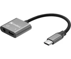 Sandberg USB-C garso adapteris PD65W