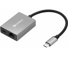 Sandberg USB-C Gigabit Adapteris PD100W