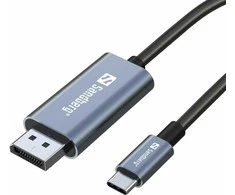 „Sandberg“ USB-C prie „DisplayPort“ kabelis 2M