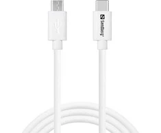 Sandberg 136-74 USB-C>MicroUSB įkrovimo laidas 1 m