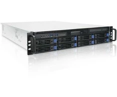 Serveris Ernitec 2U 8 Bay Server - Xeon 6357P, 16GB, 2x500GB R1, 9560 RAID,