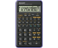 Sharp El-501T Calculator Pocket Scientific Juodas, Violetinė