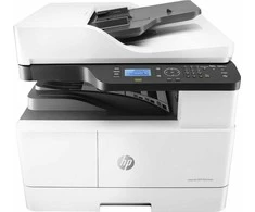 Hewlett Packard (HP) HP LaserJet MFP M443nda AIO All-in-One Spausdintuvas - A3 Mono lazerinis, Spausdinti/Kopijuoti/Nuskaityti, Automatinis dokumentų tiektuvas, Auto-Duplex, LAN, 25psl/min, 2000-5000 puslapių per mėn.