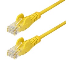 StarTech 1M Geltonas SLIM CAT6 CABLE