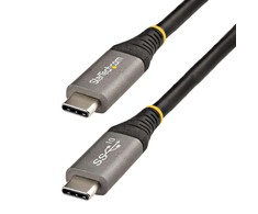 USB kabelis StarTech USB-C - USB-C 1 m juodas pilkas (USB31CCV1M)