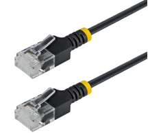 StarTech 3M Juodas Ultra Slim Cat6A Ethernet Cable, Utp, Pure
