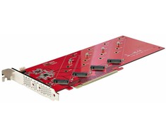 Startechcom „StarTech QUAD M.2 PCIE X16 SSD“ adapteris / su bifurkacija PCIE 4.0