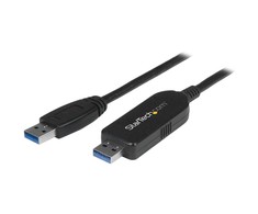 USB kabelis StarTech USB-A - USB-A 2 m Juodas (USB3LINK)