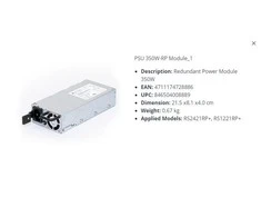 Synology PSU 350W-RP MODULE 1/.