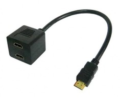 Techly Video Splitter Cable Hdmi M