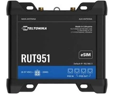 Maršrutizatorius PRIEIGOS TAŠKAS 4G LTE +ROUTER RUT951 Dual SIM 2.4 GHz 300 Mbps Teltonika