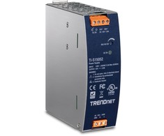 TRENDnet DIN bėgelio maitinimo šaltinis 150 W, 52 V nuolatinė srovė, 2,89 A, kintamoji į nuolatinę srovę