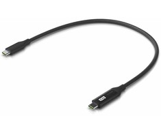 Kabelis USB Ubiquiti USB-C - USB-C 0.3 m Juodas (UACC-CABLE-USB-100W-0.3M-BK)