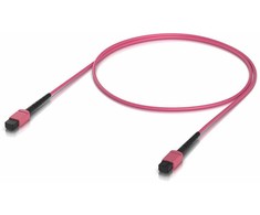 Ubiquiti šviesolaidinis kabelis OM4 MPO/UPC 1 m Rožinė (UACC-OFC-MA-MPMP-1M)