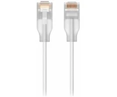 Ubiquiti UACC-Cable-Patch-EL-1M-W tinklo kabelis Translucent, Baltas Cat6