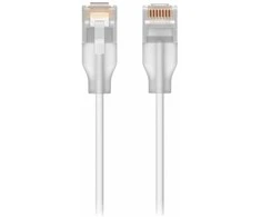 Ubiquiti UACC-Cable-Patch-EL-0.15M-W-24 tinklo kabelis Translucent, Baltas Cat6