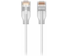 Tinklo Kabelis - Ubiquiti 0,15 m Cat6, Permatomas, Balta
